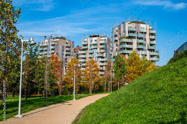 Obraz modern building in the city
