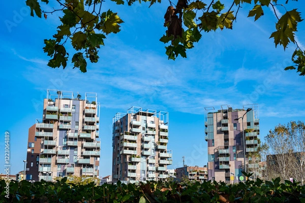 Obraz modern building in the city