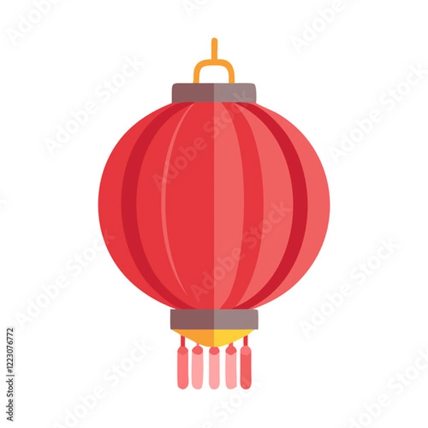 Fototapeta red christmas lantern