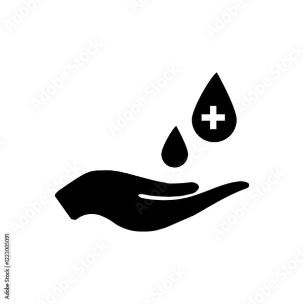 Obraz Blood donate icon