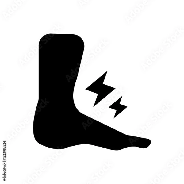 Obraz Ache foot icon