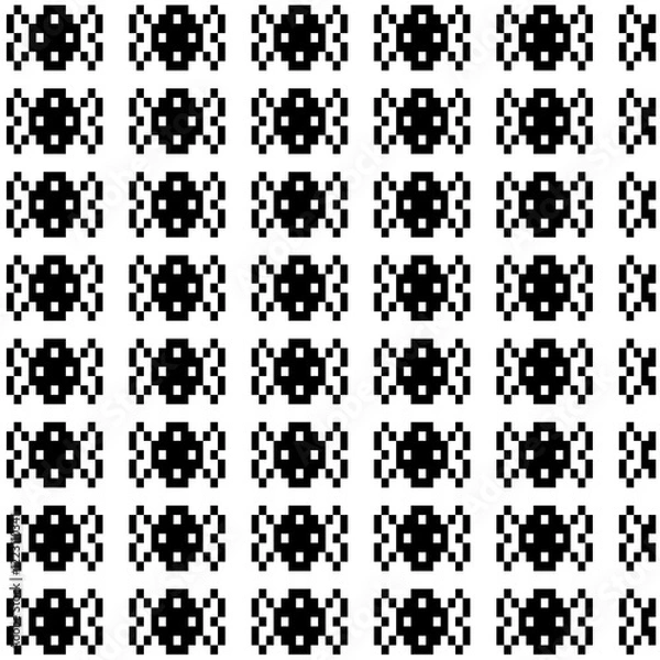 Obraz black and white pattern