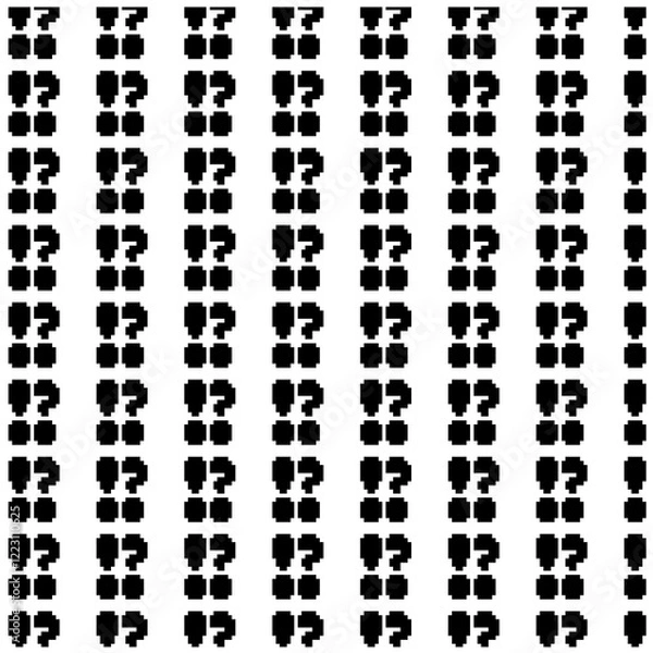Obraz black and white dots