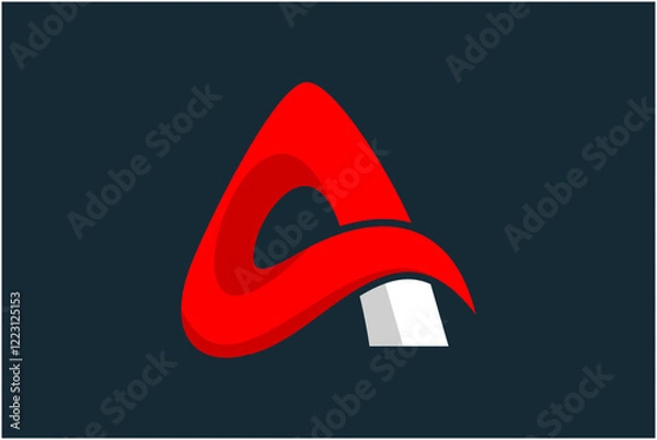 Obraz Initial AQ Logo Design Vector
