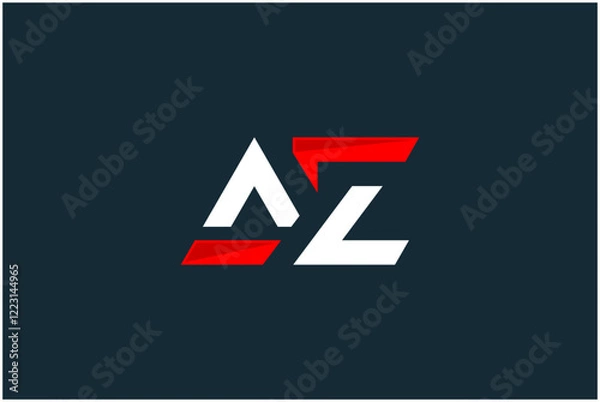Obraz Initial AZ Logo Design Vector