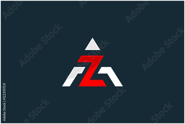 Obraz Initial AZ Logo Design Vector