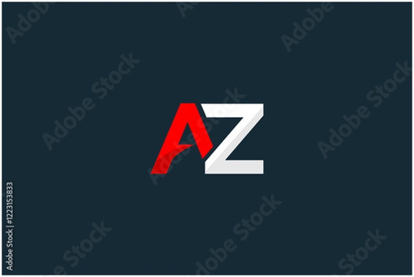 Obraz Initial AZ Logo Design Vector