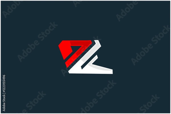 Obraz Initial AZ Logo Design Vector