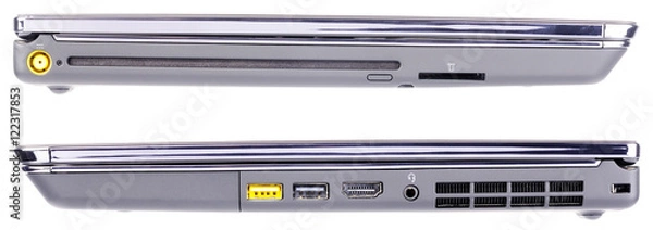 Fototapeta Laptop side view set