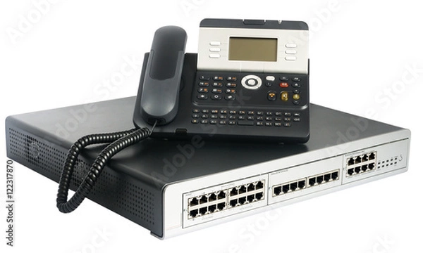 Obraz Phone switch and telephone