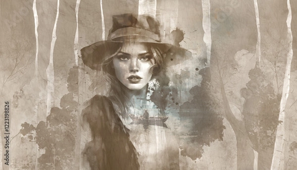 Obraz White marble background