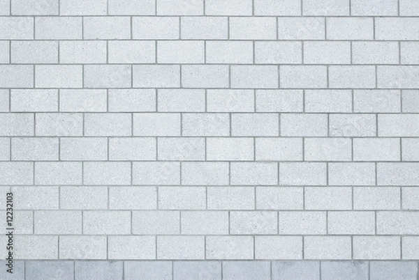 Obraz gray ciment block wall