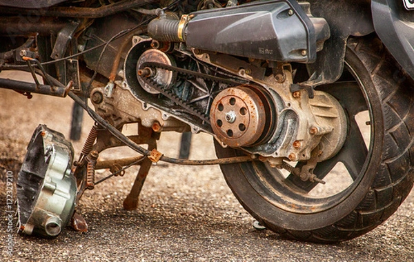 Fototapeta Rost im Getriebe