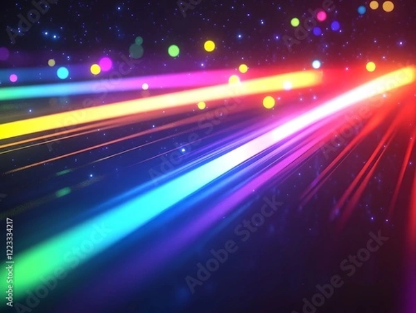 Fototapeta abstract background of lights