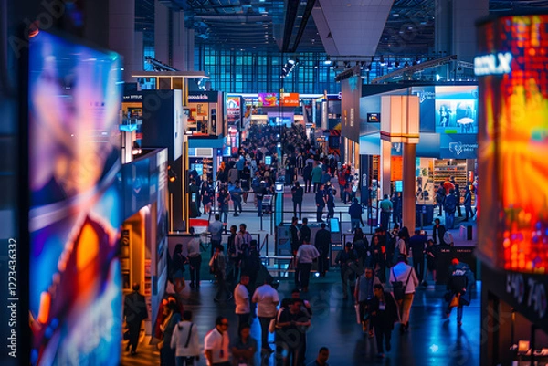 Obraz Captivating Scene from NRF Big Show - A Fusion of Innovation and Retail