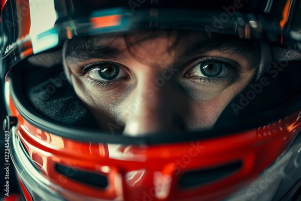 Fototapeta Active lifestyle, sport competition, AI Generative