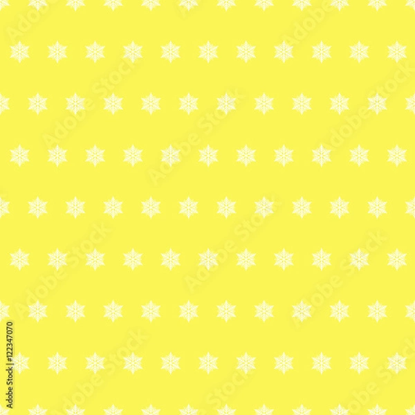 Fototapeta Snowflake vector pattern