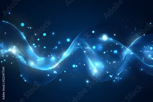 Obraz abstract background with stars