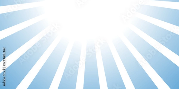 Fototapeta Abstract vintage light blue retro sun rays, sunburst background design .seamless modern technology sunlight comic lines radial vector backdrop .radiant sunburst with bright sunshine background .