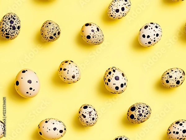 Obraz Eggs Seamless Pattern