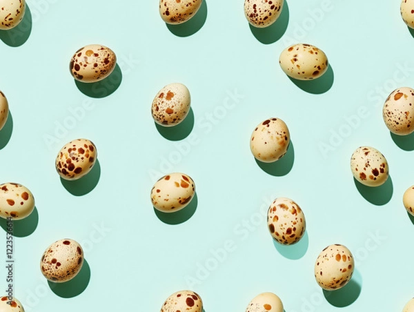 Obraz Eggs Seamless Pattern