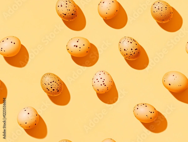 Obraz Eggs Seamless Pattern