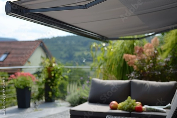Obraz awning remote control