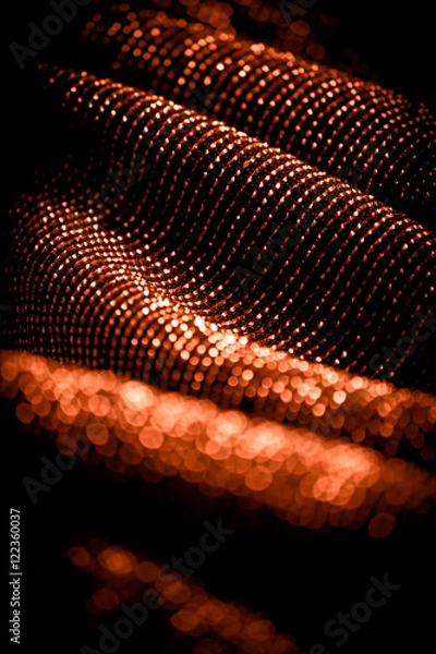 Fototapeta Draped Lurex Fabric