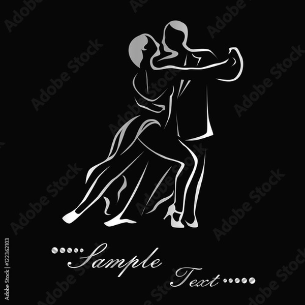 Fototapeta the tango silver
