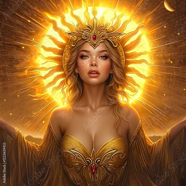 Obraz sun goddess
