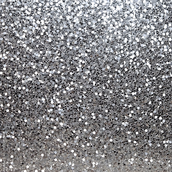 Obraz silver glitter background