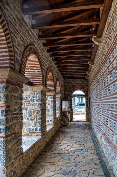 Fototapeta St. Clement's Church at the Plaosnik site in Ohrid. Built in 893 AD and reconstructed in 2002, this is one of the most popular tourist destinations