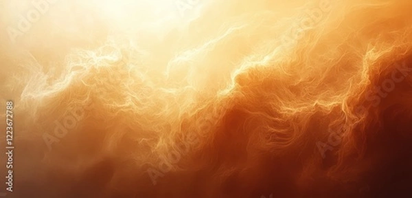 Fototapeta Smooth tan to brown gradient background with, earthy tones for versatile design.