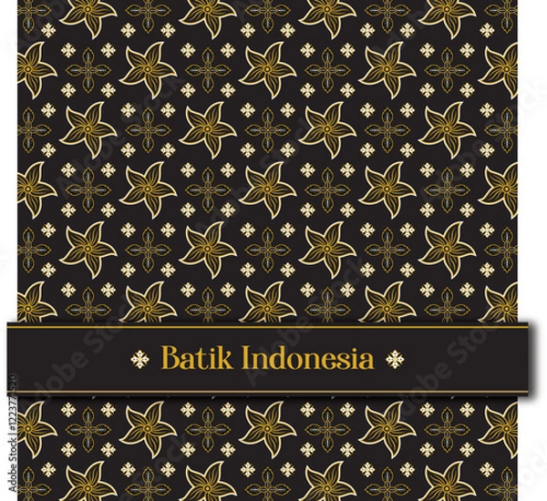 Obraz Flower Batik Pattern