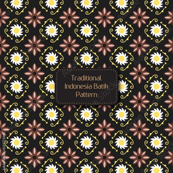 Obraz Traditional Indonesia Batik Pattern