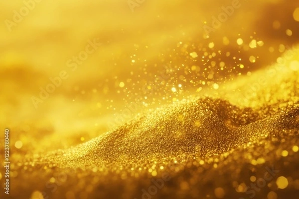 Fototapeta   image with metallic yellow texture
