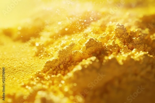 Fototapeta   image with metallic yellow texture