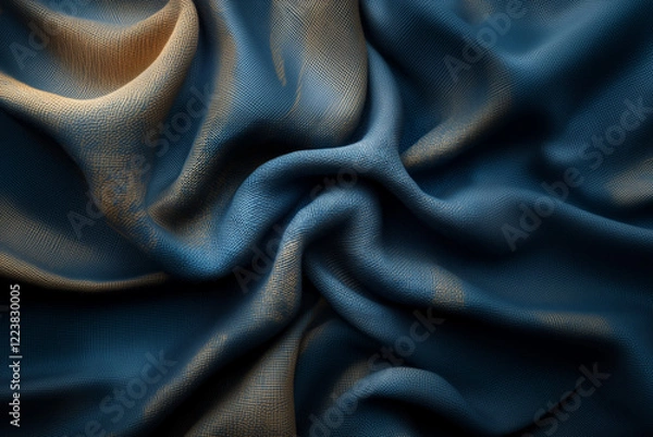 Fototapeta Cloth wrinkled woven texture backgrounds 