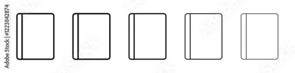 Obraz Book icon Vector logo sign