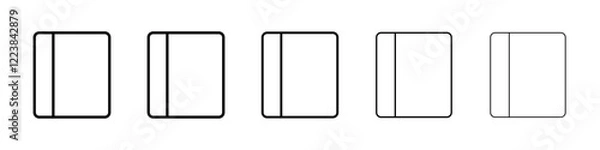 Obraz Book icon Vector logo sign