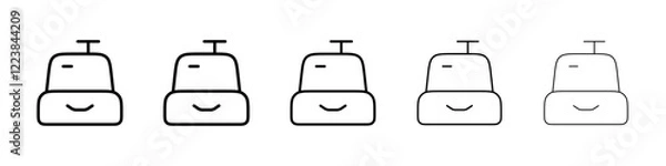 Obraz Cashier icon Vector logo sign