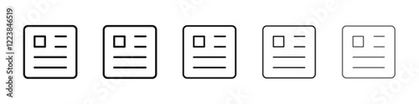 Fototapeta Details icon Vector logo sign