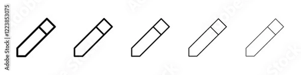 Obraz Pencil icon Vector logo sign