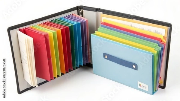 Fototapeta Colorful Expanding File Portfolio