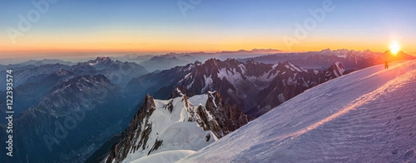 Obraz Panorama z Mont Blanc