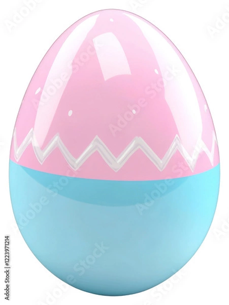 Obraz PNG Sky Blue and pink egg pattern easter colors.