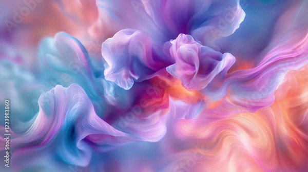 Fototapeta abstract colorful waves texture natural background show beauty calm peaceful and dreamy feel