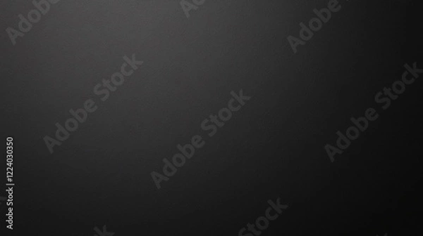 Fototapeta Dark Gray Textured Background Subtle Gradient Smooth Surface Abstract Design