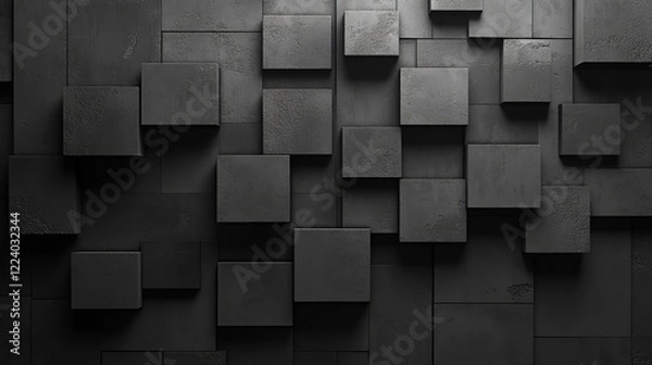 Fototapeta Elegant and Timeless Black Wallpaper Design Featuring a Smooth and Glossy Finish Perfect for Modern Interiors and Stylish Backgrounds Creating a Sophisticated Ambiance for Any Space