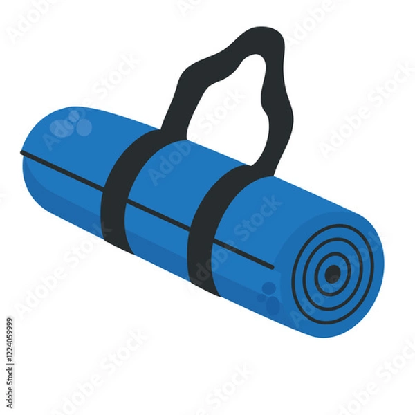 Obraz Yoga Mat Illustration